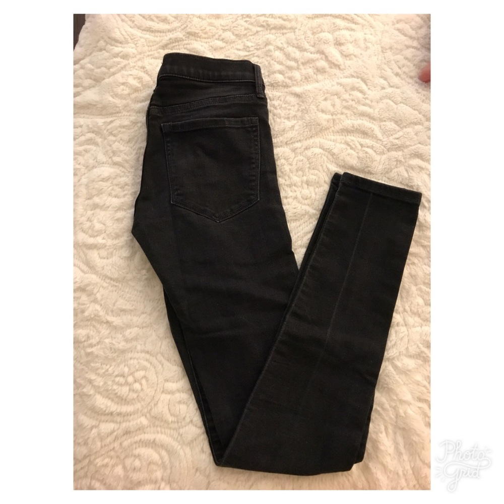 Banana Republic Black Denim Skinny Jeans